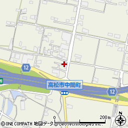 香川県高松市中間町654周辺の地図