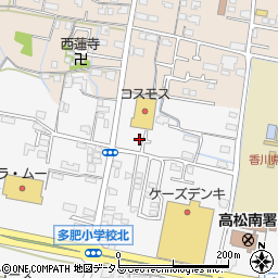 香川県高松市多肥上町1187周辺の地図