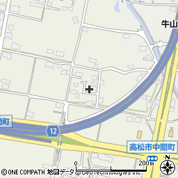 香川県高松市中間町482-11周辺の地図