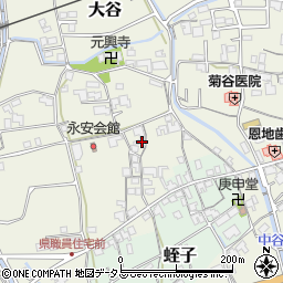 和歌山県伊都郡かつらぎ町大谷1108周辺の地図