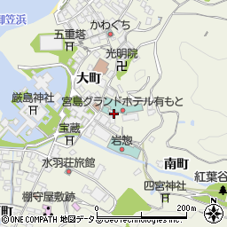 広島県廿日市市宮島町358周辺の地図