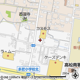 香川県高松市多肥上町1180周辺の地図