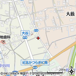 和歌山県伊都郡かつらぎ町大谷21周辺の地図