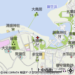 広島県廿日市市宮島町1167周辺の地図