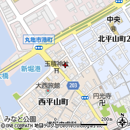 香川県丸亀市西平山町277周辺の地図