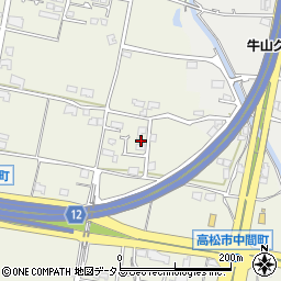 香川県高松市中間町488周辺の地図