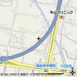 香川県高松市中間町503周辺の地図