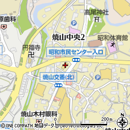 セブンイレブン呉焼山昭和支所前店周辺の地図