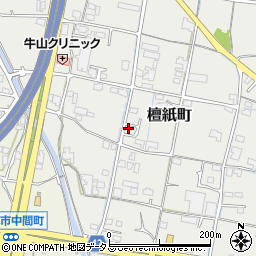 香川県高松市檀紙町135-11周辺の地図