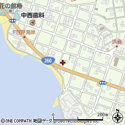 浜島郵便局周辺の地図