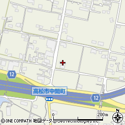 香川県高松市中間町588周辺の地図