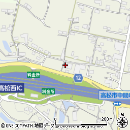 香川県高松市中間町633-6周辺の地図