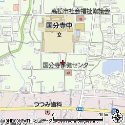 香川県高松市国分寺町新居1206-3周辺の地図