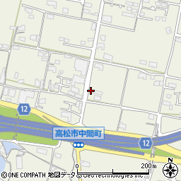 香川県高松市中間町568-5周辺の地図
