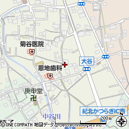 和歌山県伊都郡かつらぎ町大谷94周辺の地図
