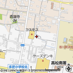 香川県高松市多肥上町1184周辺の地図