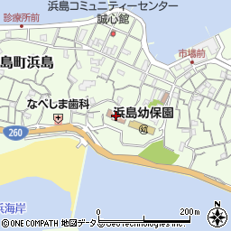 志摩市浜島支所周辺の地図