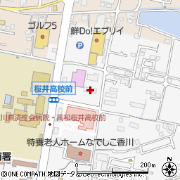 香川県高松市多肥上町1326周辺の地図