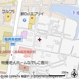 香川県高松市多肥上町1359-5周辺の地図