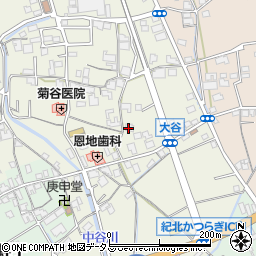 和歌山県伊都郡かつらぎ町大谷110周辺の地図