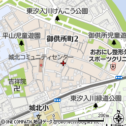 香川県丸亀市御供所町周辺の地図