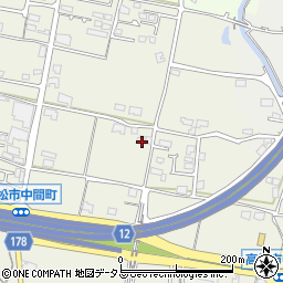 香川県高松市中間町522-2周辺の地図