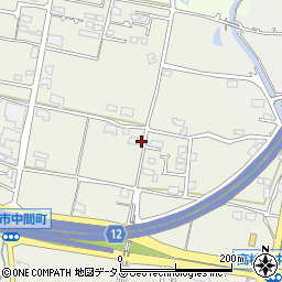 香川県高松市中間町522周辺の地図