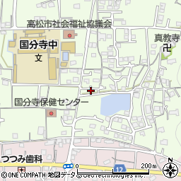 香川県高松市国分寺町新居1171周辺の地図