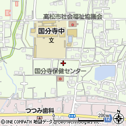 香川県高松市国分寺町新居1167周辺の地図