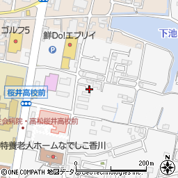 香川県高松市多肥上町1359-9周辺の地図