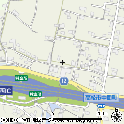 香川県高松市中間町631周辺の地図
