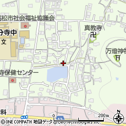 香川県高松市国分寺町新居939-10周辺の地図