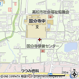 香川県高松市国分寺町新居1207周辺の地図