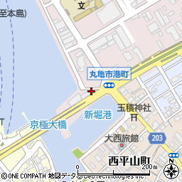 香川県立　高等技術学校丸亀校周辺の地図
