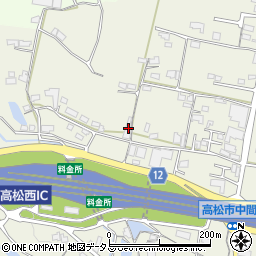 香川県高松市中間町684周辺の地図