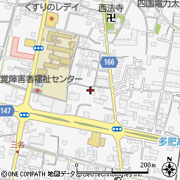 香川県高松市太田上町398周辺の地図