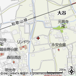 和歌山県伊都郡かつらぎ町大谷1031周辺の地図