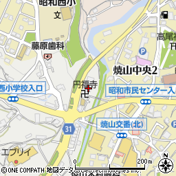 広島県呉市焼山西3丁目19周辺の地図