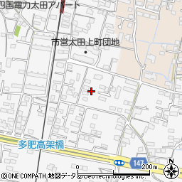 香川県高松市太田上町651周辺の地図