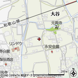 和歌山県伊都郡かつらぎ町大谷1029周辺の地図