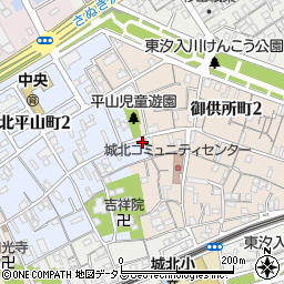 中村テレビセンター周辺の地図