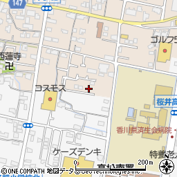 香川県高松市多肥下町327-12周辺の地図