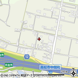 香川県高松市中間町614周辺の地図