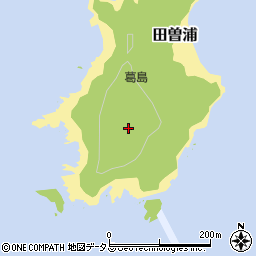 葛島周辺の地図