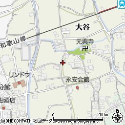 和歌山県伊都郡かつらぎ町大谷1051周辺の地図