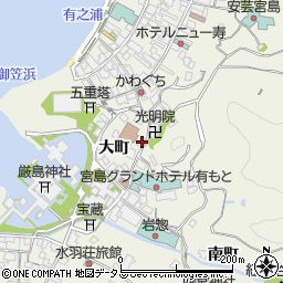 広島県廿日市市宮島町415-6周辺の地図