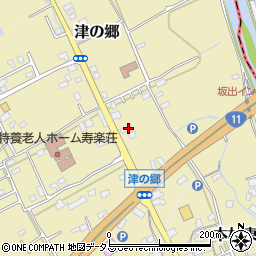 香川県綾歌郡宇多津町津の郷周辺の地図