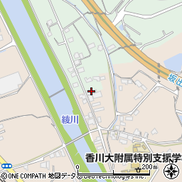 綾川酒造周辺の地図