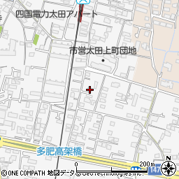 香川県高松市太田上町647周辺の地図
