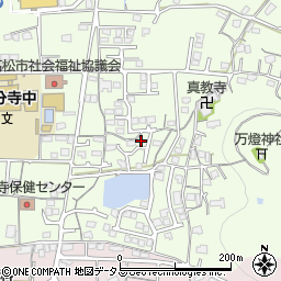 香川県高松市国分寺町新居939-7周辺の地図